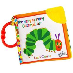 NEW -Let's Count Soft Book - Teething Crinkle Soft Sensory Book for Babies, 5x5"
